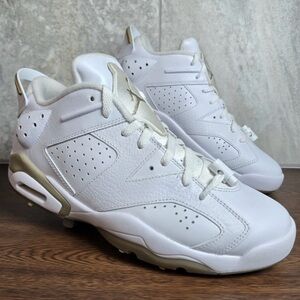 Nike Air Jordan 6 Retro Low Golf ‘White/ Khaki Sz 8.5 no box